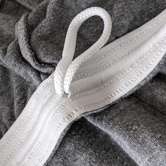 Collegiate Wear Women Gray Casual League Shorts XL Extra Large Drawstring Waist - Picture 6 of 9